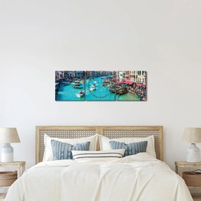Kép - Grand Canal, Velence, Italy (órával) (90x30 cm)