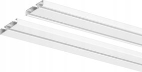 Mennyezeti Sín Alumínium Szimpla Dupla 2IN1 Mennyezeti Függönykarnis 200 CM