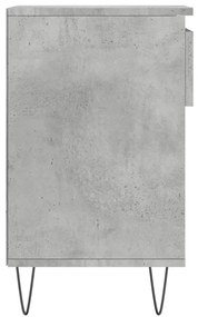 vidaXL betonszürke szerelt fa cipőszekrény 102x36x60 cm