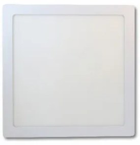 LED panel , 24W , falon kívüli , négyzet , természetes fehér , LM