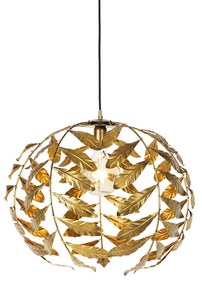 Vintage lógólámpa antik arany 50 cm - Linden