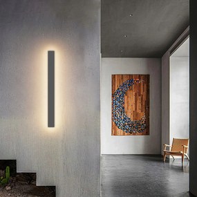 Led lámpa 60cm 20W kültéri homlokzati kerti fali lámpa 3300K Meleg