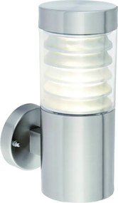 ENDON 91783 EQUINOX Modern Kültéri Fali Lámpa Átlátszó, Szálcsiszolt Acél LED IP44