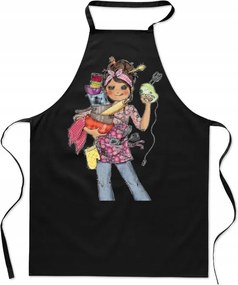 Konyhai Kötény Hölgy Divatos Vicces Nyomat Szakácsnő