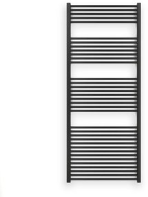 Ecoradco törölközőszárító radiátor 75 x 180 cm (Fekete)