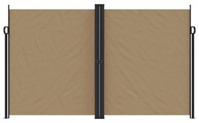 tópszínű behúzható oldalsó napellenző 200 x 1200 cm