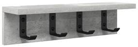 Fali Kabáthorog Beton szürke 40 x 10.5 x 10.5 cm Faanyag