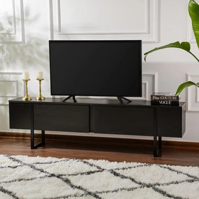 TV asztal Serenity Wood Fekete