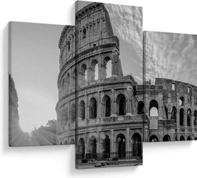Kép - Colosseum Rómában, fekete-fehér (90x60 cm)
