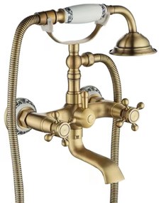 Fürdőkád csaptelep Rea Rustico Antique Gold