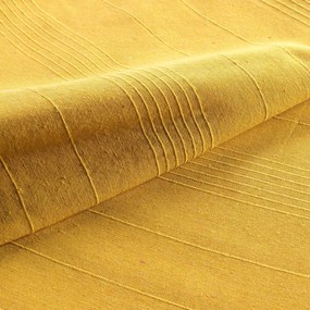 Ágytakaró Kanapéra Sárga 220X240 Polipamut Lucile Csíkos