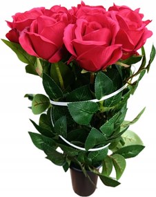 Rózsa Csokor Premium! Vázába Művirágok Dísz Sírra Temetőbe