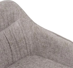 AVENBERG NATURAL SWIVEL GREY Étkezőgarnitúra 4 szék + asztal 200cm