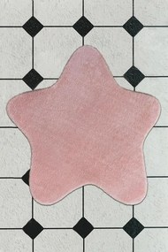 Csillag alakú fürdőszobaszőnyeg, rózsaszín - STARLETTE