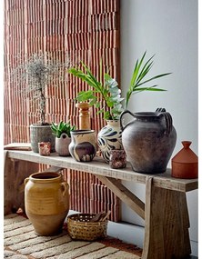 Krémszínű agyagkerámia váza (magasság 24 cm) Heikki – Bloomingville