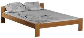 CELINKA ágy 140x200cm tömör fenyőből Égerfa