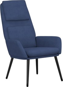 vidaXL kék szövet pihenőfotel