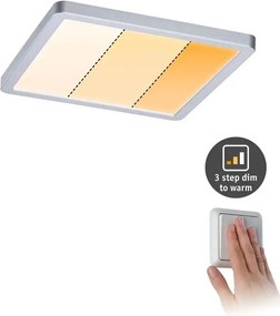 Led panel 13W Cct 2000-4000K IP44 króm süllyesztett Paulmann Areo VariFit
