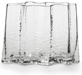 Váza Szürke blé, 24 cm, átlátszó - COOEE