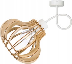 Lámpa fali csillár 1x E27 fix Loft fa