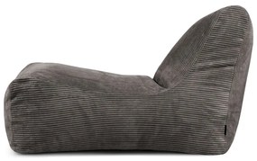 Kék kordbársony babzsákfotel Lounge – SLOWDOWN