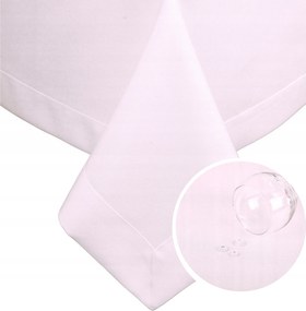 Abrosz Asztalra Panama 220x140 Púderrózsaszín Foltálló Dekoratív