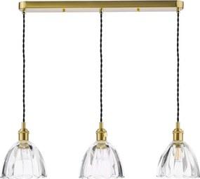 Dar Lighting glamour modern függeszték hadano sárgaréz darhad3640-11
