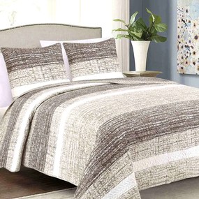 BRAIN beige ágytakaró 220x240cm