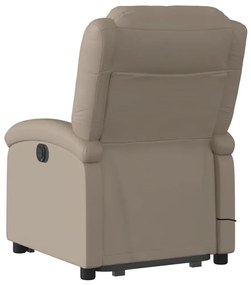 elektromos cappuccino műbőr felállást segítő masszázsfotel