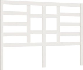 vidaXL fehér tömör fenyőfa ágyfejtámla 166 x 4 x 104 cm