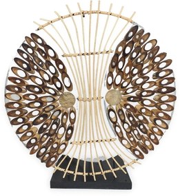 KALIMANTAN rattan-bambusz asztali Lámpa L