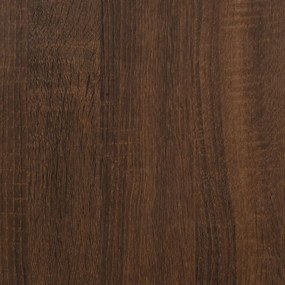 barna tölgyszínű szerelt fa függő TV-szekrény 100x30x26,5 cm