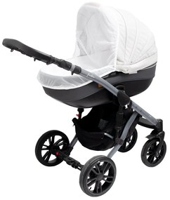 Szúnyogháló kocsira New Baby Basic fehér