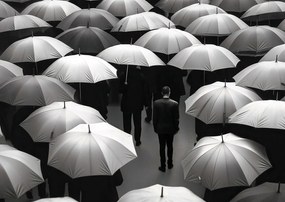 Poszter 84x59,5cm Magåny a tömegben