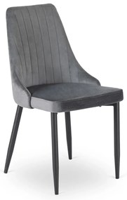 Szürke Bársony Étkezőszék. BARI