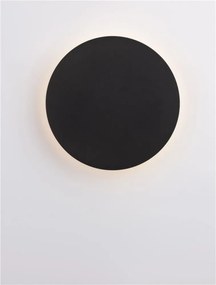 Fali Lámpa Fekete CYRCLE NOVA LUCE 9248154