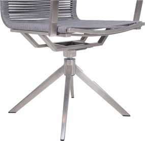 Szürke fém kerti szék Rubiera – Garden Pleasure