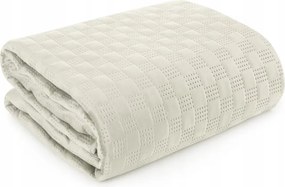 Ágytakaró 220x240 Sofia 4 krémszínű velúr