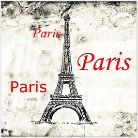 Poszterek 100x100 I Love Paris