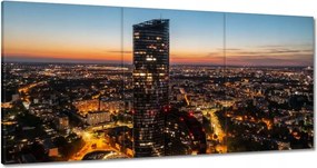 Képek 180x90 Boroszló éjszakai panoráma