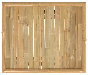 vidaXL bambusz kerti asztal 65 x 55 x 30 cm