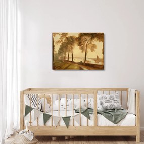 Üveg kép - Joseph Mallord William Turner, Mortlake Terrace, reprodukciók (70x50 cm)