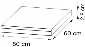 Munkalap (80 cm) Estell BLAT 80. 762618