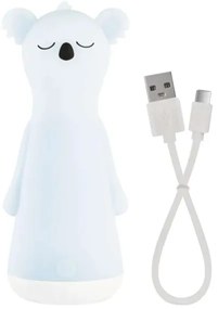 LED fényerőszabályozható, újratölthető gyerek zseblámpa éjszakai fénnyel 2 az 1-ben LED/3,7V 1200 mAh