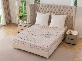Mikroszálas gumis lepedő SOFHEARTS krémszínű 90x200 cm