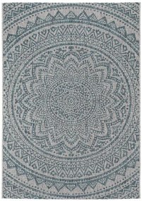 Kültéri és beltéri szőnyeg Cleo bézs/kék 240x340 cm