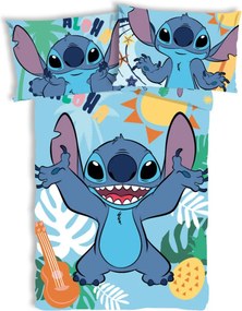 Disney Lilo és Stitch, A csillagkutya Tropical Paradise gyerek, ovis ágyneműhuzat 100×135 cm, 40×60 cm