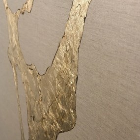 Kézzel festett kép 90x120 cm Wild Horizon Gold – Malerifabrikken