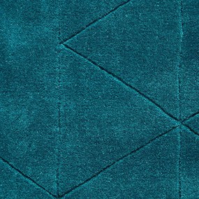 Kasbah smaragdzöld gyapjú szőnyeg, 150 x 230 cm - Think Rugs