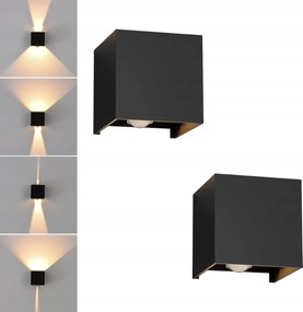 Kerti lámpa Fali Led Lámpatest Homlokzati fali lámpa Kültéri érzékelővel